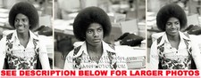 MICHAEL JACKSON 1977 inTIGHT VEST (3) RARE 8x10 PHOTOS