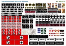 HO/OO (1:85-1:76) Scale German WW2 Railway Diorama Decals / Stickers