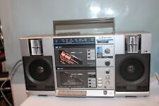 Emerson CTR949 AM FM Stereo Radio Dual Cassette Player Boombox "READ"