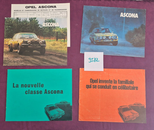 3582 opel ascona - n°3582,