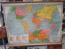 Grande carte scolaire murale