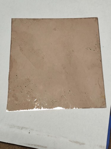 Feuille mica rubis 14x15 - feuille,