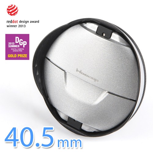 Bouchon objectif argent 5mm - objectif, 40.5mm