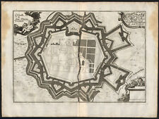 1691 Gravure originale Plan
