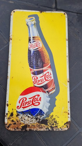 Tres rare plaque pepsi - rare, cola