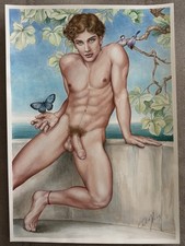 Aquarelle Originale Du Peintre