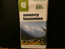 Carte IGN verte 45 annecy