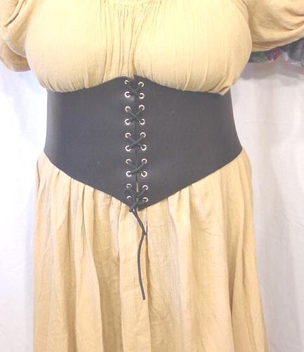 Butw cuir noir serre taille - butw,