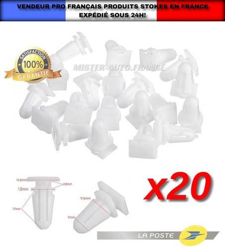 20x clips fixation seuil porte - fixation,