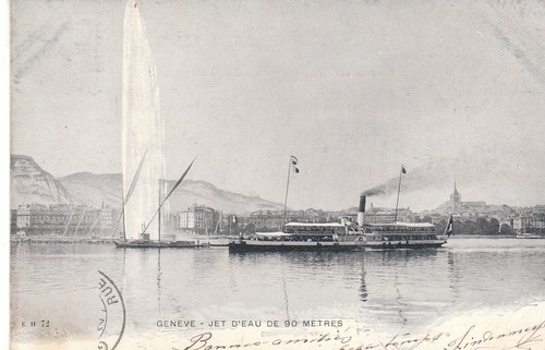 Cpa geneve jet eau - cpa, de