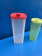 LOT DE 2 PICHET FRIGO ROUGE
