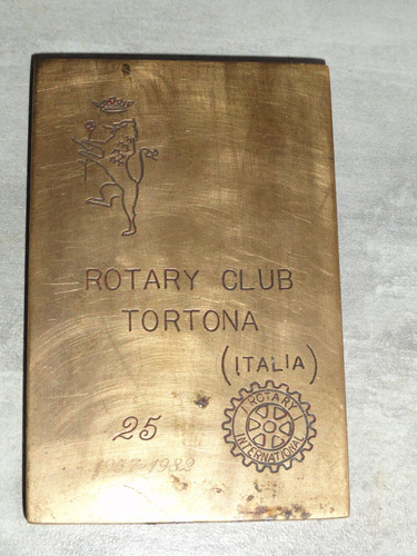 Plaque medaille en cuivre - plaque,