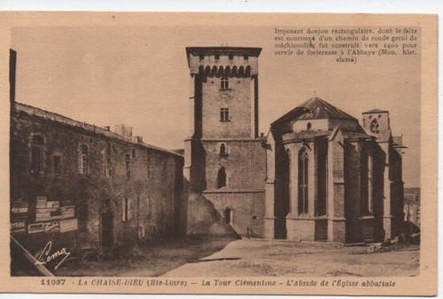 Cpa chaise dieu la - la, chaise-dieu