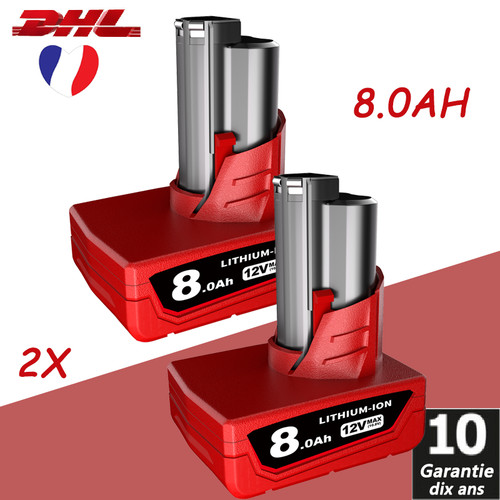 Batterie pour milwaukee m12 - batterie,