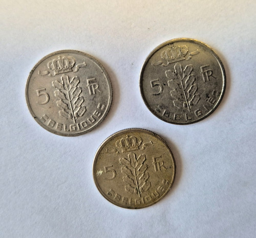 Lot pièces belges 5 - belges,