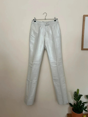 Pantalon cigarette cuir - cigarette,