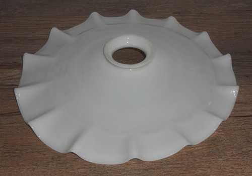 Abat jour opaline blanche - jour,