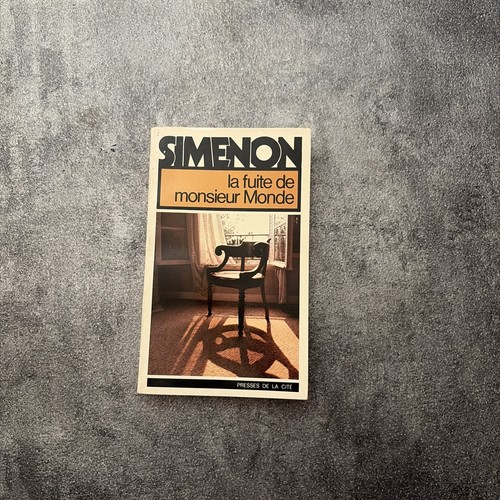 Simenon fuite monsieur - fuite,