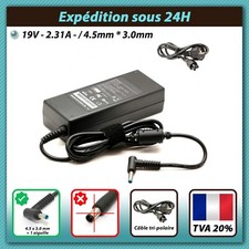 CHARGEUR POUR HP PROBOOK 450 G3 / 450 G4 / 450 G5 - 19V 2.31A - 4.5 x 3.0mm