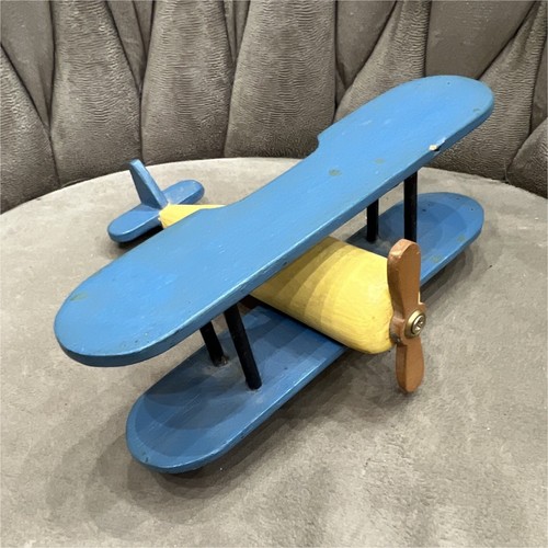 Avion biplan miniature bois - biplan,
