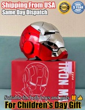 Autoking Iron Man Helmet MK5 1/1 Voice-controlled Mask Children's Day Gift USA