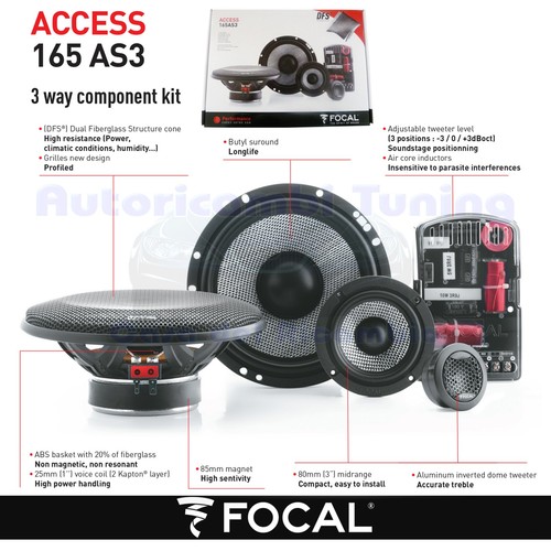 Focal access 165 - 165, enceinte