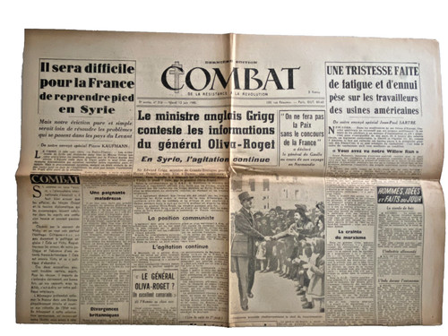Combat juin 1945 la - juin,