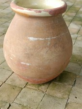  POT A GRAISSE CONFIT Terre Cuite Vernissée XIXème - poterie - France Provençale