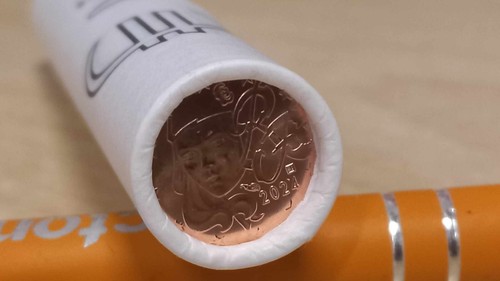 Rouleau centime france 2024 - rouleau,