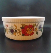 Porcelaine De Paris France Fondee en 1779 Nesting Baking Dishes Set of 3 Fleurs