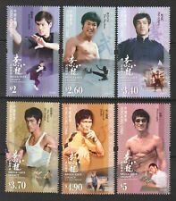 HONG KONG CHINA 2020 BRUCE LEE'S LEGACY IN THE WORLD OF MARTIAL ARTS SET 6 STAMP
