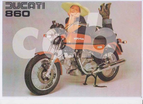 Depliant brochure moto ducati - depliant,,