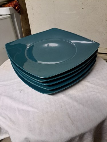 Assiettes presentation verte - 5,