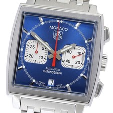 TAG HEUER Monaco CW2113-0 Chronograph Blue Dial Automatic Men's Watch_874647