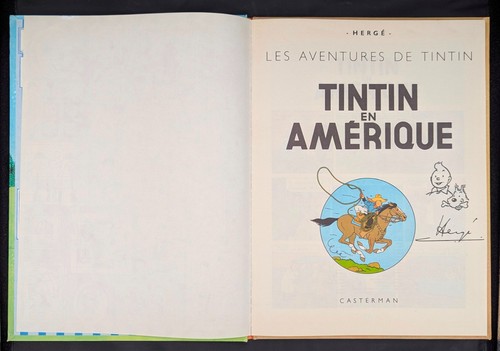 Album tintin amérique - tintin, en