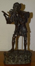 ancien bronze vieillard, cire
