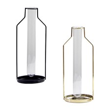 Vase à fleurs en fer forgé