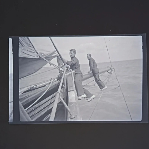 Negatif photo voilier - photo, matelots