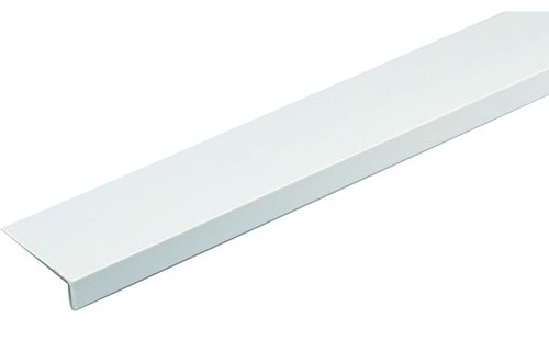 Profil pvc blanc m 20x10x1 - pvc,