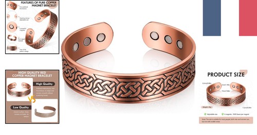 Bracelet magnétique ajustable - bracelet,