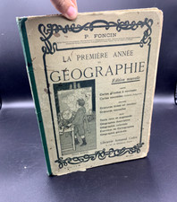 Manuel scolaire ancien Géographie, La première année P. Foncin 200ème édition