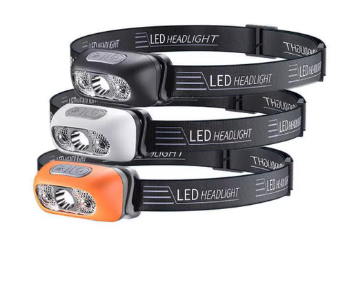 Lampe frontal led - avec, capteur