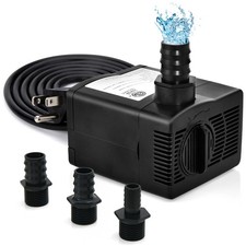 Mini Pompe à Eau Submersible 1450L/H 30W Pompe Aquarium avec Levage Élevé de 2,
