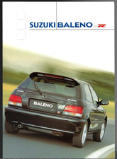 Suzuki Baleno 1.8 GSR 3-dr 2000-2001 UK Market Foldout Sales Brochure