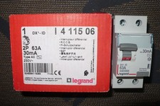 INTERRUPTEUR DIFFERENTIEL 63A 30mA TYPE AC, 411506 LEGRAND 63AMPERE INTER. DIFF.