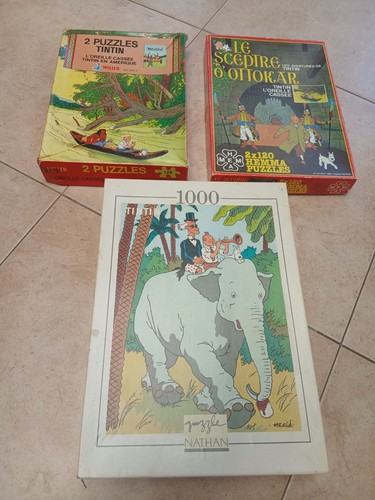 Lot puzzle tintin - de, dont
