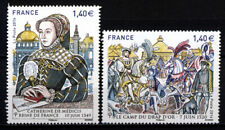 FRANCE 5067/68 CATHERINE DE MEDICIS, CAMP DU DRAP D'OR, 2016 NEUFS xx, TB