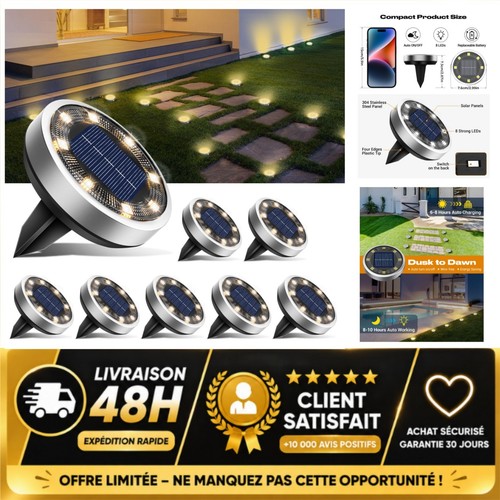 Lot lampes solaires - lot,