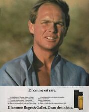 Publicité papier Parfum. Perfume ad. ROGER ET GALLET L'Homme 1984