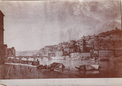 Lyon vue quai saint antoine - du,